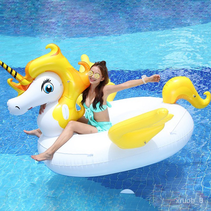 Ice Cream BottlepvcInflatable Recliner??Adult Pegasus Rainbow Color ...