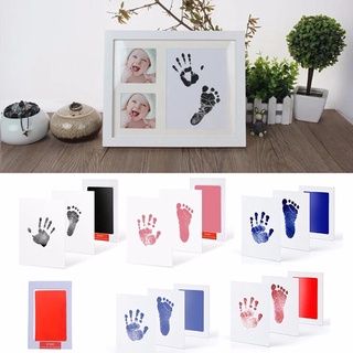 Baby Footprint Kit,Ink Pad for Baby Hand and Footprints - Dog Paw Print  Kit,Clean Touch Baby Foot Printing Kit, Newborn Baby Handprint Kit with 8  Inkless Pads and 16 Imprint Cards 