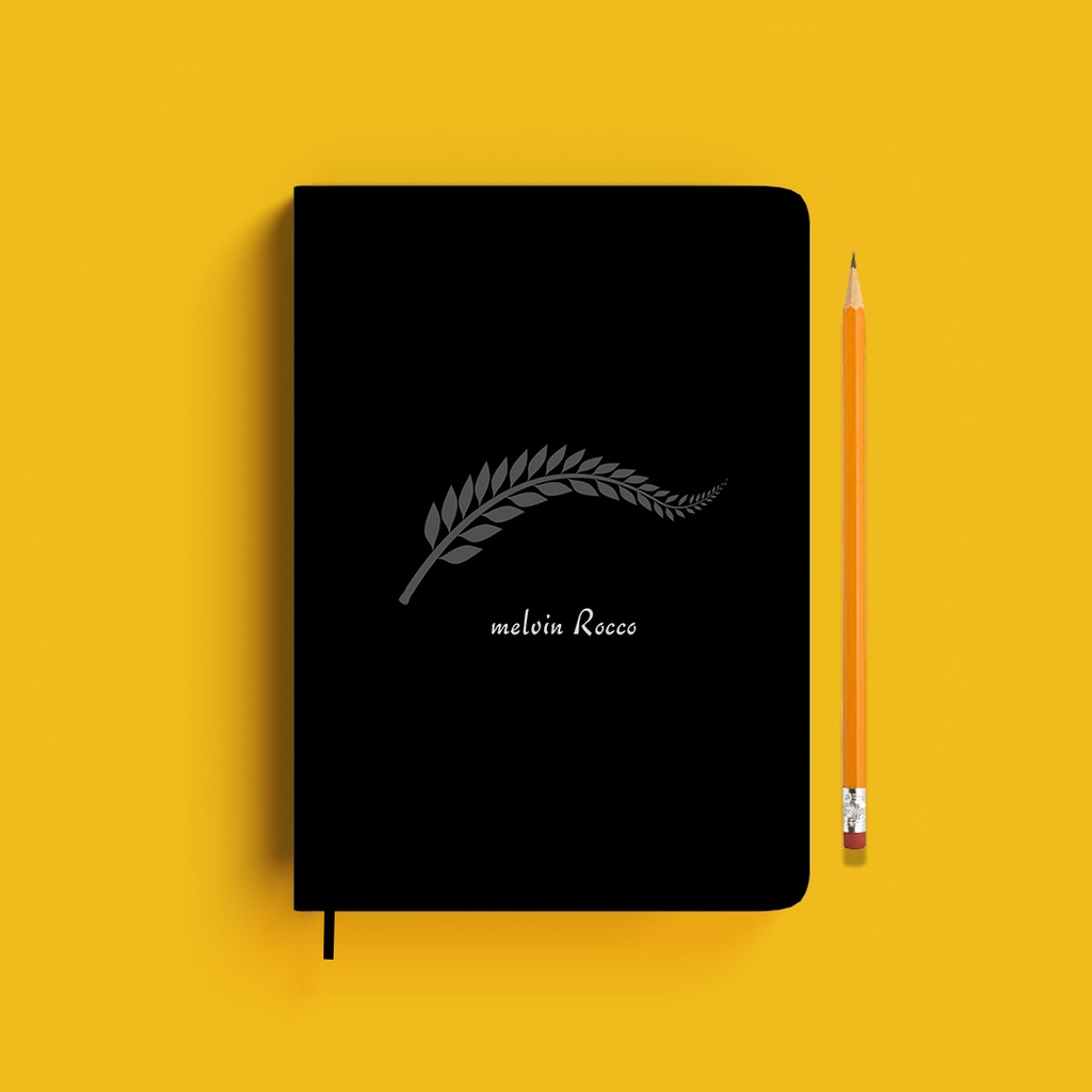 Aesthetic Custom Name Notebook A5 100 Sheets Hardcover Cover-Diary ...