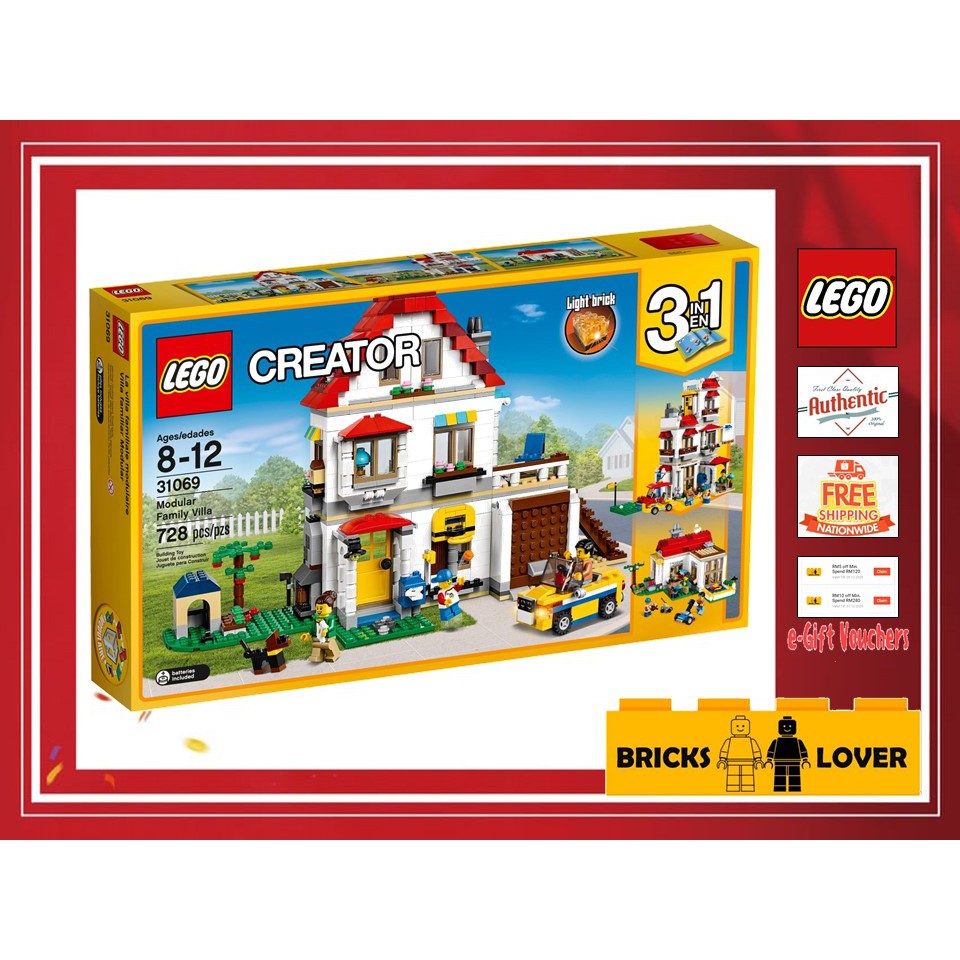 Lego creator 31069 2024 modular family villa