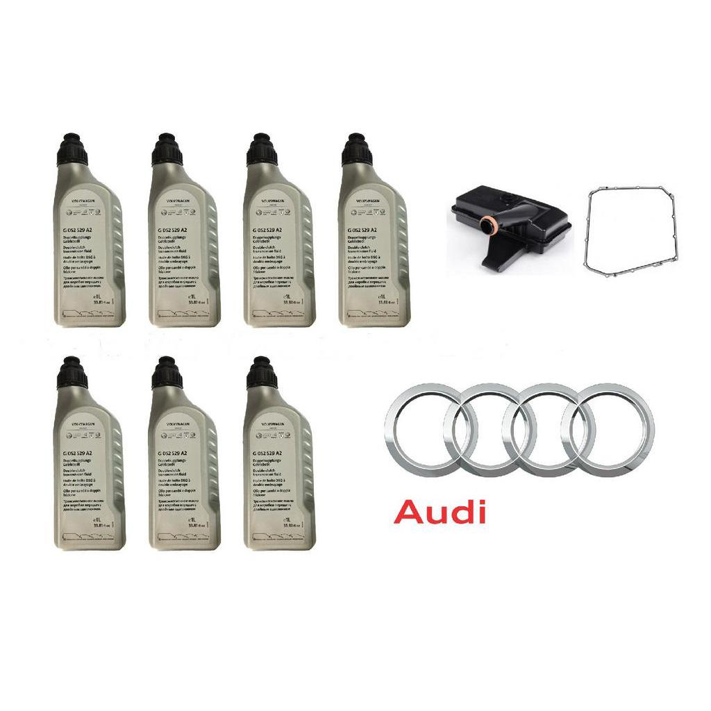 7 SPEED DSG OIL WITH OIL STRAINER FILTER & GASKET FOR AUDI (G052529A2 ...