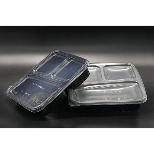 Toli TTB-4 TTB4 3 Compartment Bento Lunch Box Kotak Nasi Bento 50pcs± ...