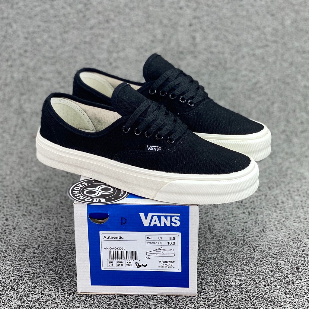 Vans authentic clearance mono black white