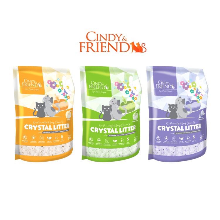Cindy Friend Crystal Cat Litter 5L Shopee Malaysia