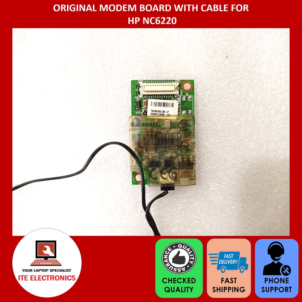 ORIGINAL HP NC6220 MODEM BOARD WITH CABLE | Shopee Malaysia