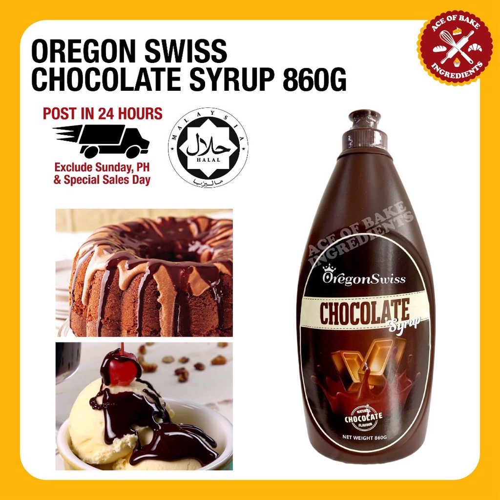 Oregon Swiss Chocolate / Caramel Syrup /STRAWBERRY 860g | Shopee Malaysia