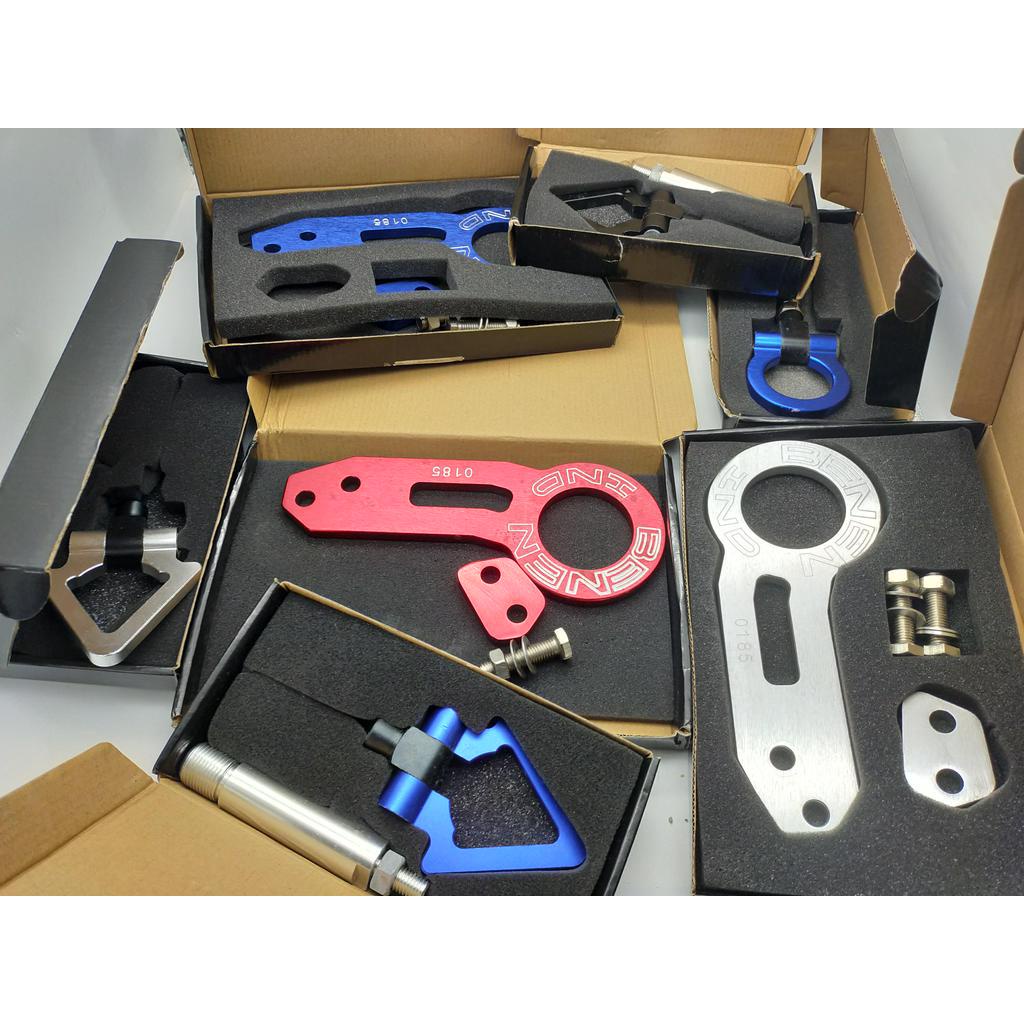 Authentic Benen Purple Front & Rear Tow Hook Set – Universal Fit For Honda Civic, CRX, Acura