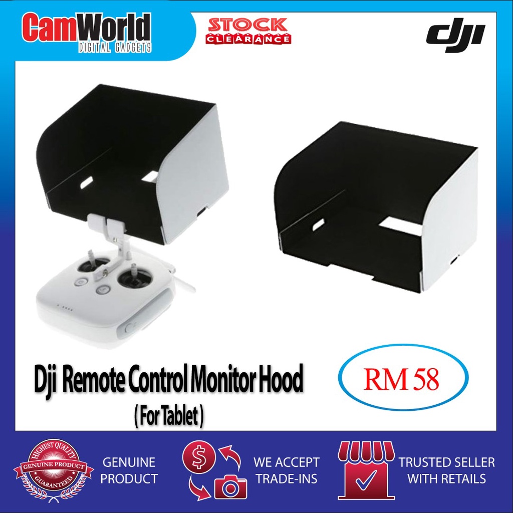 Remote controller monitor hood best sale for tablets