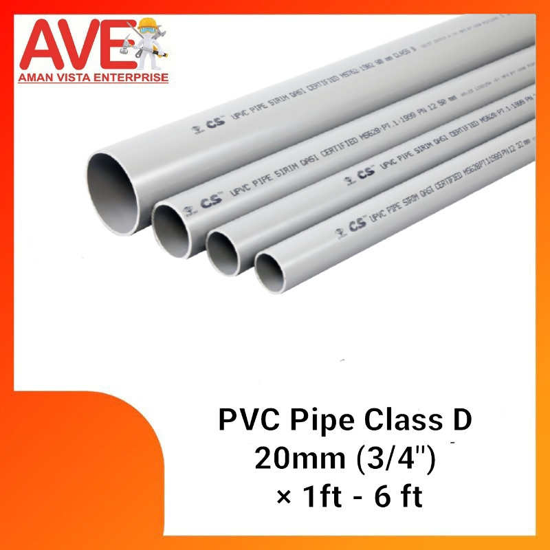 PVC Pipe Class D 20mm (3/4