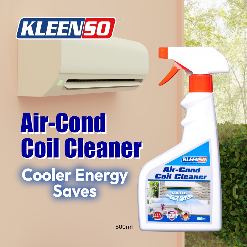 Kleenso Aircond Coil Cleaner Spray (500ml) Biodegaradable Water Based