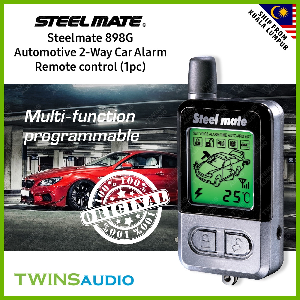 STEELMATE 898G Alarm Remote Control / Remote Control Car Charger / ECU