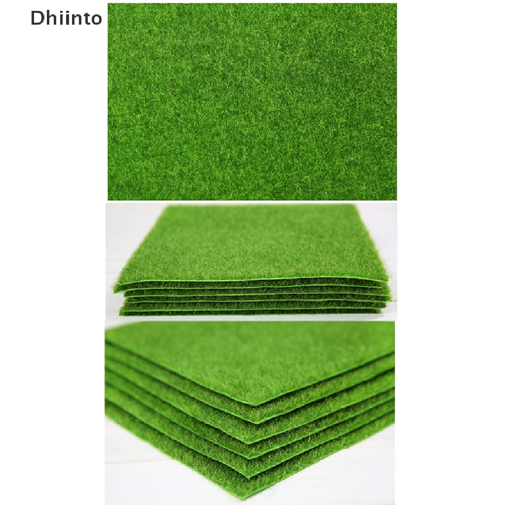 [Dhiinto] 15cm Grass Mat Green Artificial Lawns Turf Carpets Fake Sod