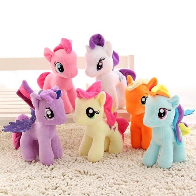My little pony teddybear unicorn plush toys pinkiepie rainbowpony Shopee Malaysia