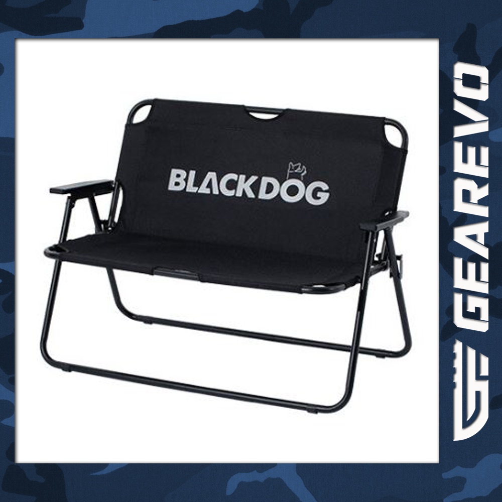 BLACKDOG Double Folding Chair Black Color (BDYZ003) Shopee Malaysia