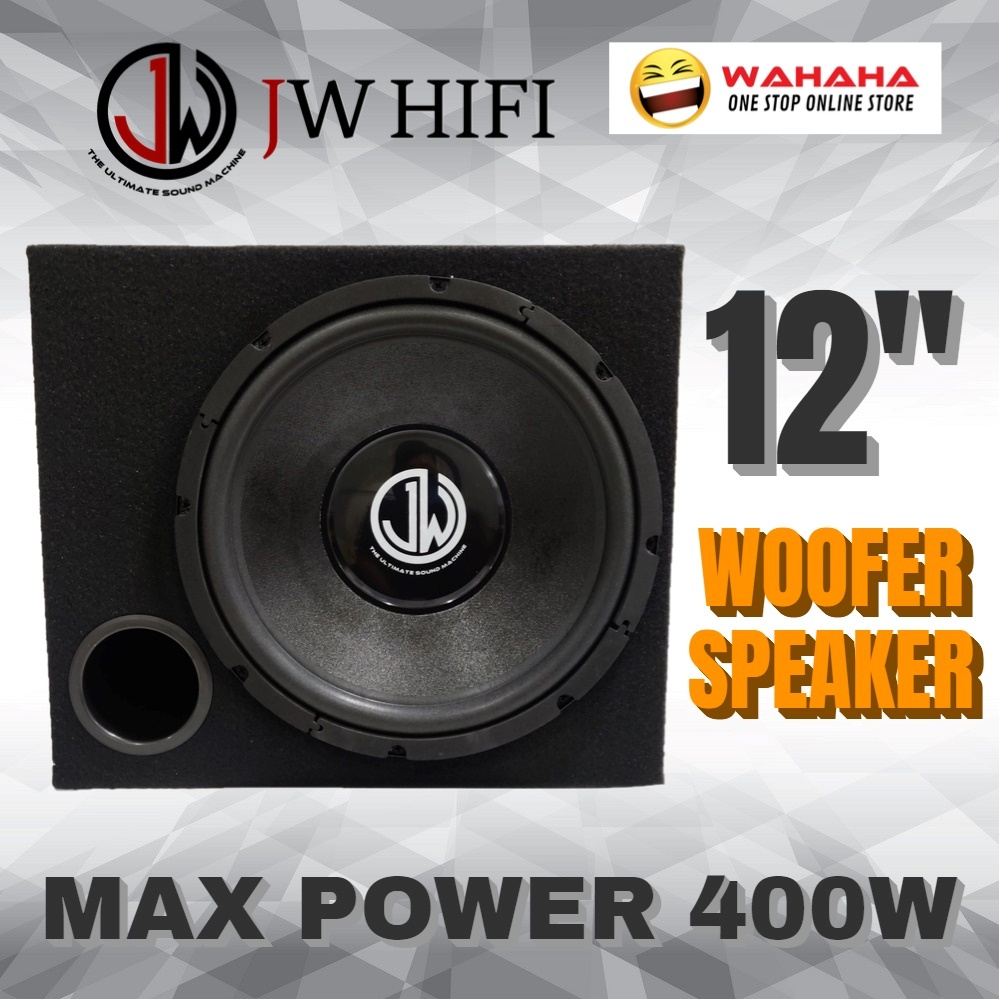 JW HIFI 12S4A+B Woofer 12 inch / Woofer Speaker / Car Woofer Box