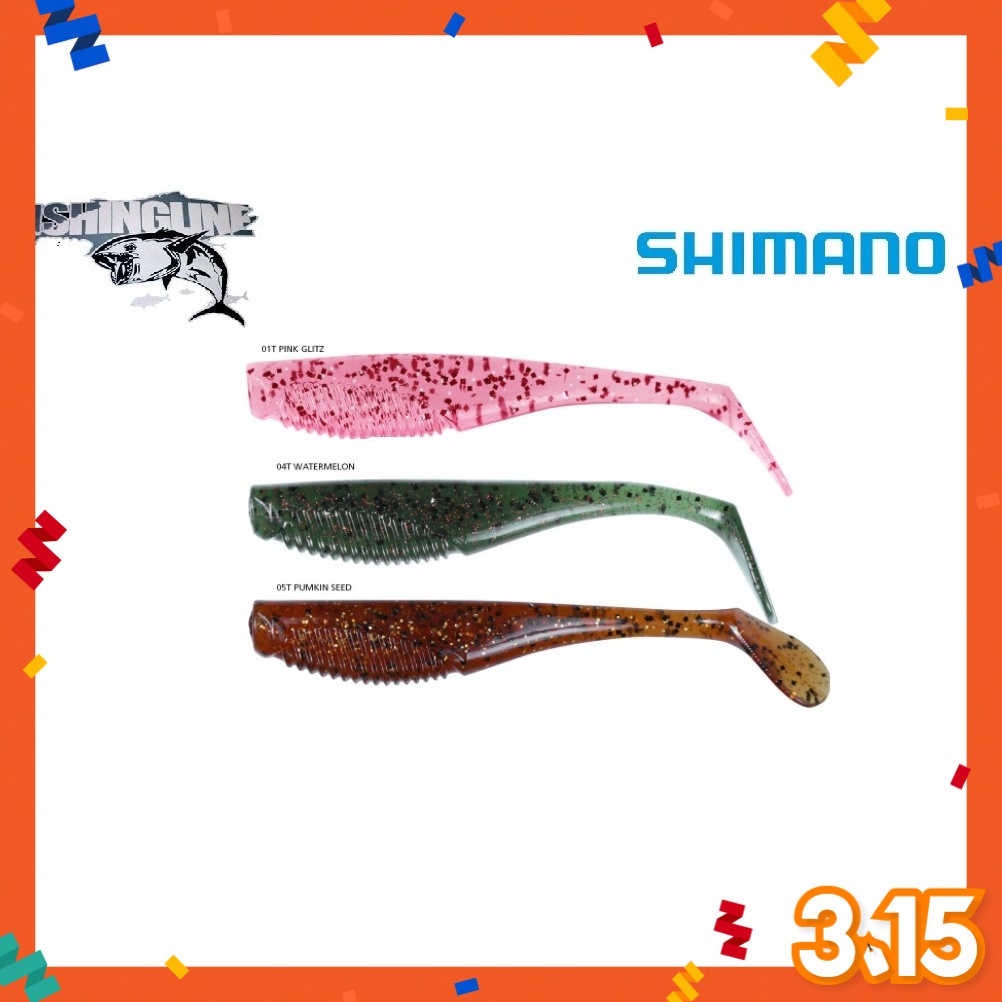 SHIMANO SQUIDGIES BIO TOUGH FISH TYPE SOFT LURE #70MM-100MM