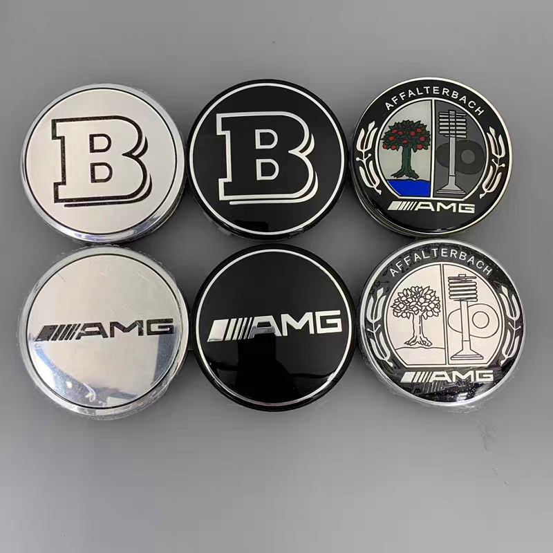 Kühlergrill Emblem Chrom 3D Stern Flach Logo Badge Für