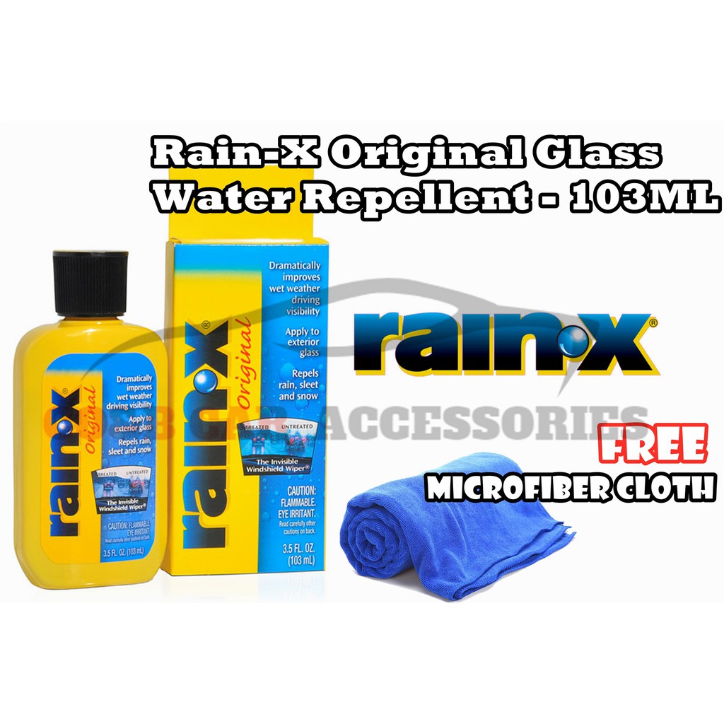 Rain-X Rain - X Rain X RainX Original Glass Water Repellent DIY Rain  Remover Car Window Windshield 103ml 207ml