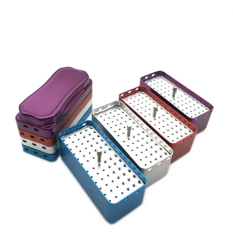 72 Hole Dental Diamond Bur/File Sterilization Organizer Holder