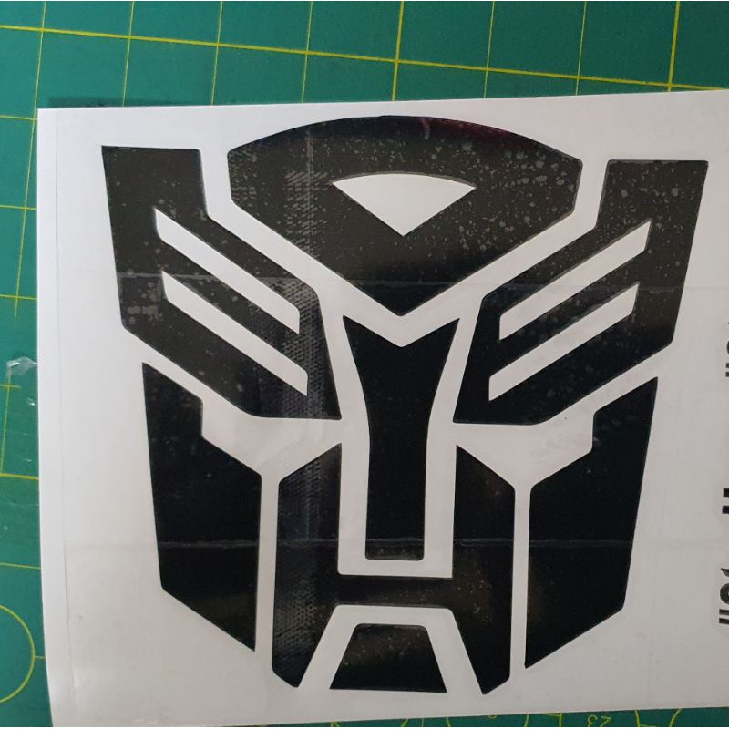 Transformer sticker for clearance bike