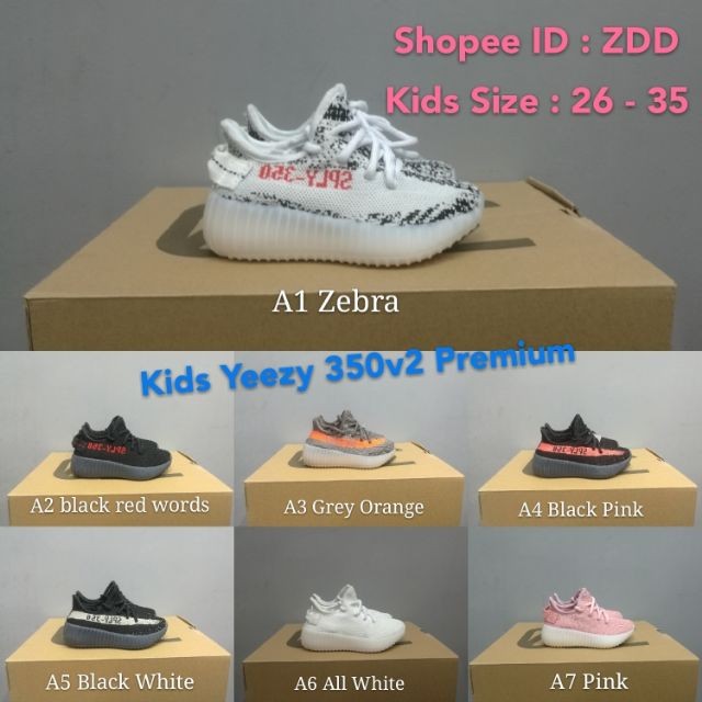 Yeezy 35 hot sale kid sizes