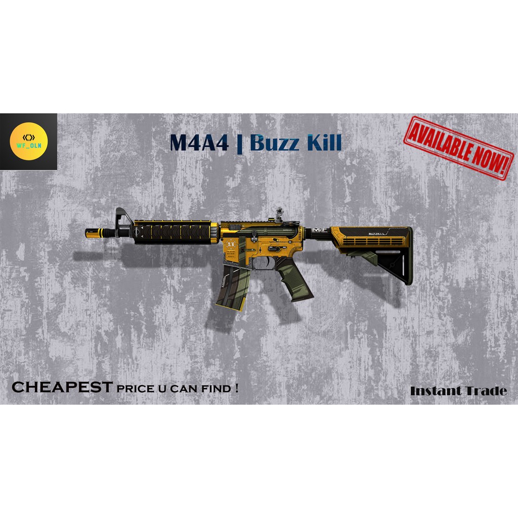 Csgo Skin M4A4 Buzz Kill 🔥Instant Trade ⭐Cheapest price guarantee ...