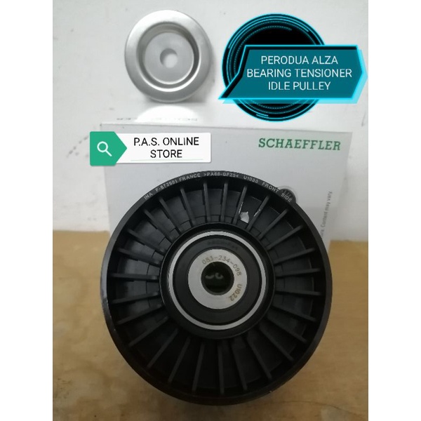 PERODUA ALZA Fan Belt Tensioner Pulley Idle Bearing (Plastic) ORIGINAL