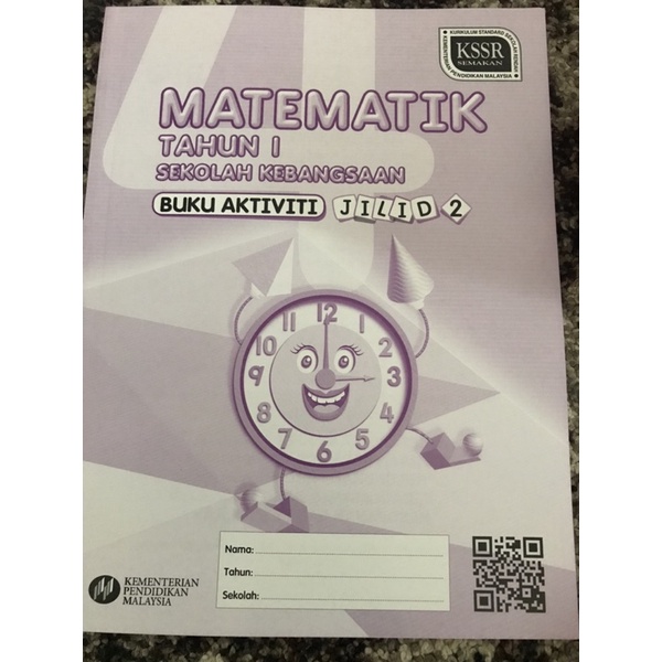 Buku Matematik Tahun 1 (KSSR) | Shopee Malaysia