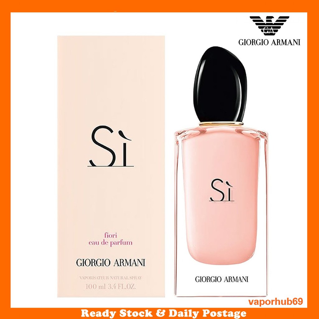 Giorgio Armani Si Fiori Eau De Parfum 100ml For Women Shopee