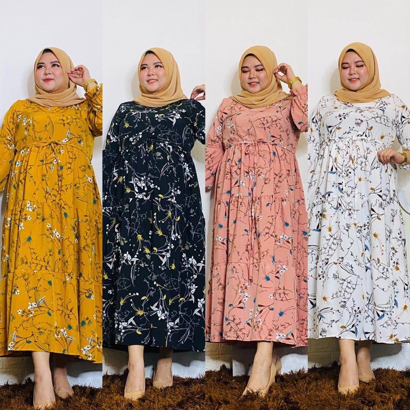 Dress plus size outlet muslimah