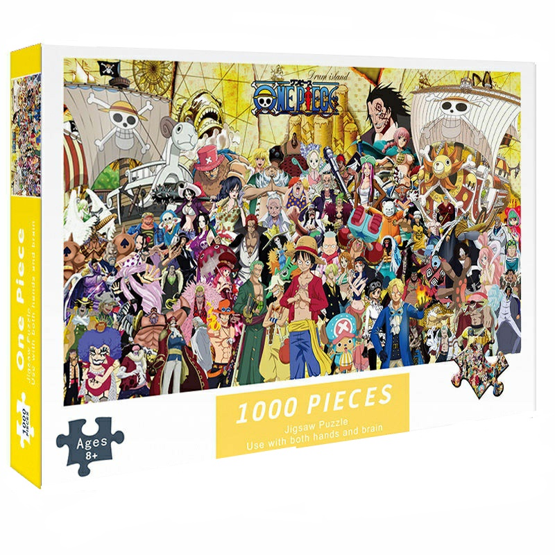 New 1000 Pieces Jigsaw Puzzles One Piece Jigsaw Puzzle Shopee Malaysia
