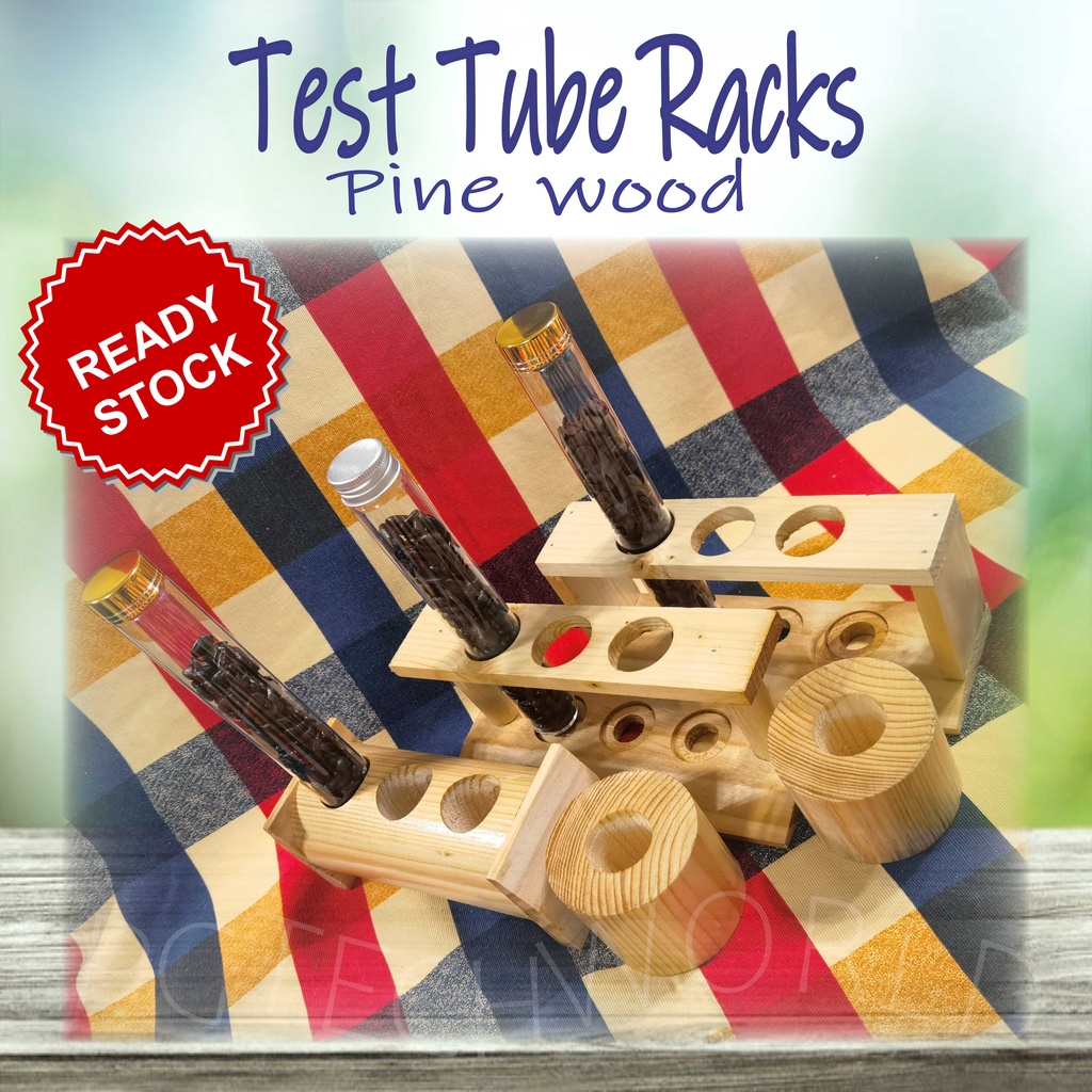 test tube rack wood rack coffee bean rack tea rack display pine wood ...