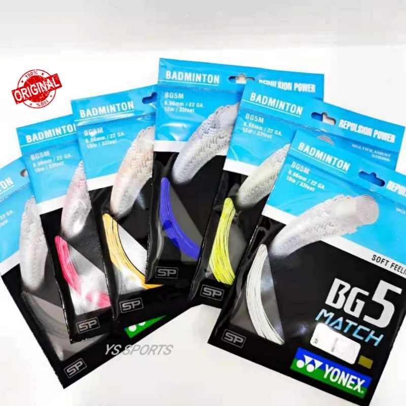 Yonex Badminton String BG5-Match (100% Original) | Shopee Malaysia