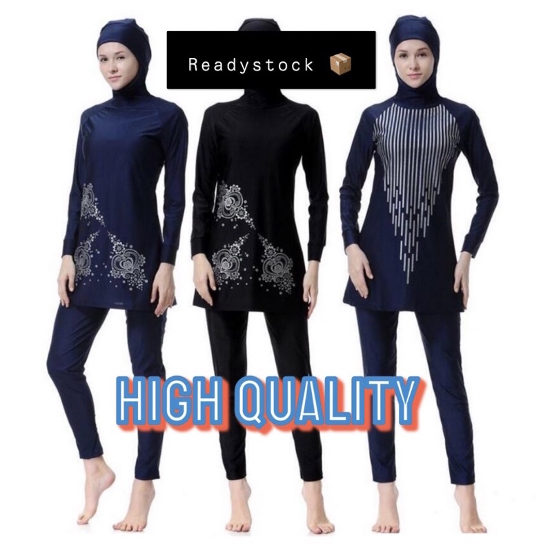 Muslimah Swimwear Islamic Full Cover Swimming Suit Plus Size Swimming