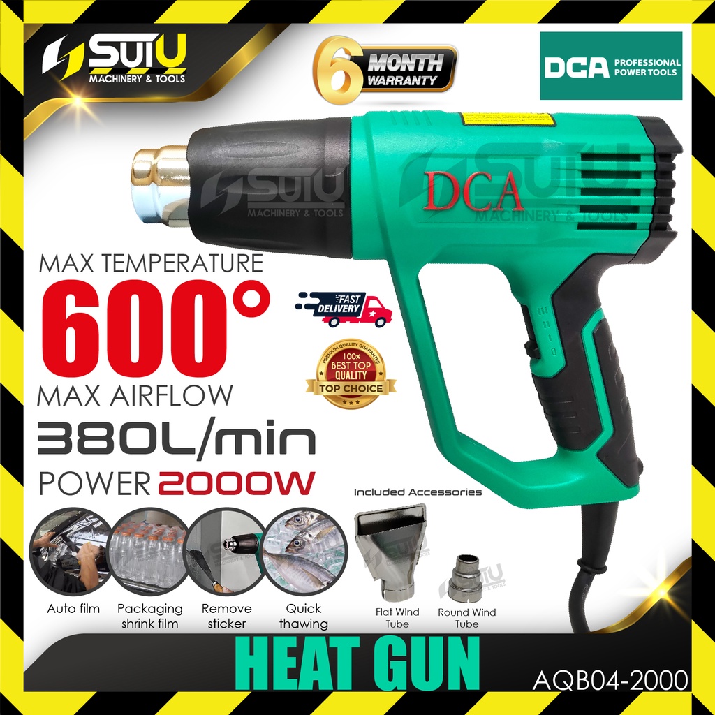 DCA AQB04-2000 Heat Gun 2000W | Shopee Malaysia