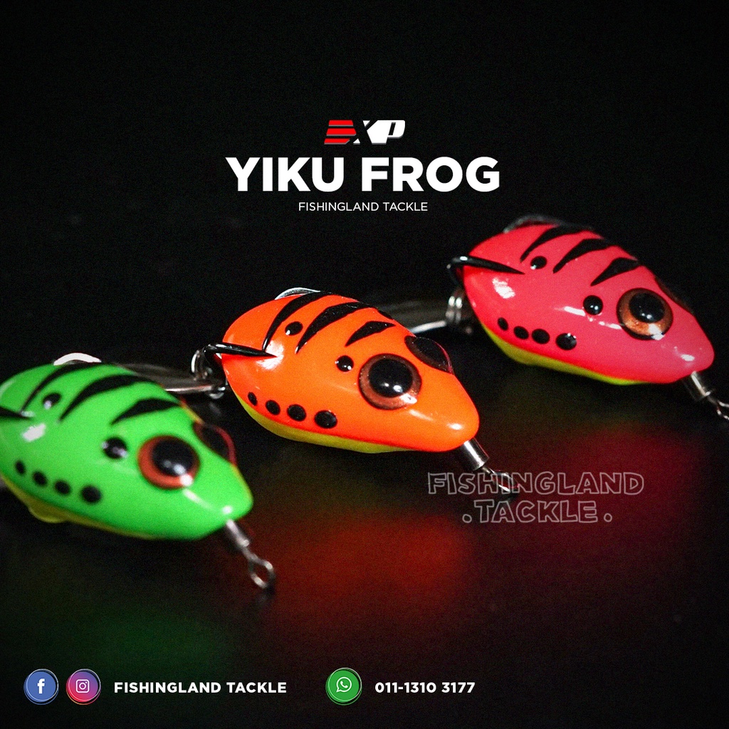 [NEW] EXP Yiku Soft Frog | 3cm / 4g | Thailand Soft Rubber Frog ...