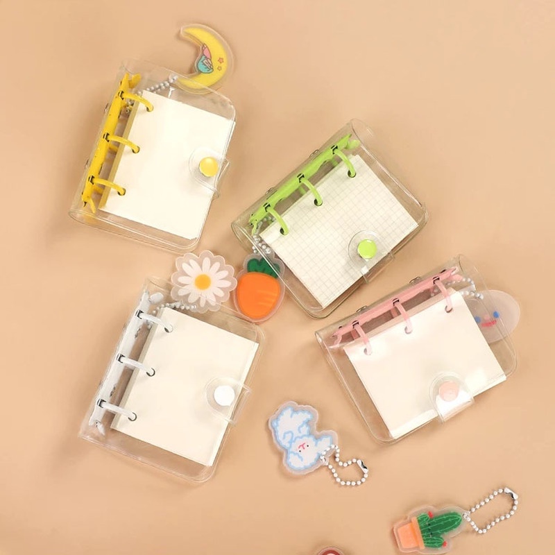 Creative Mini Portable File Folder / 3 Holes Loose Leaf Attachment ...