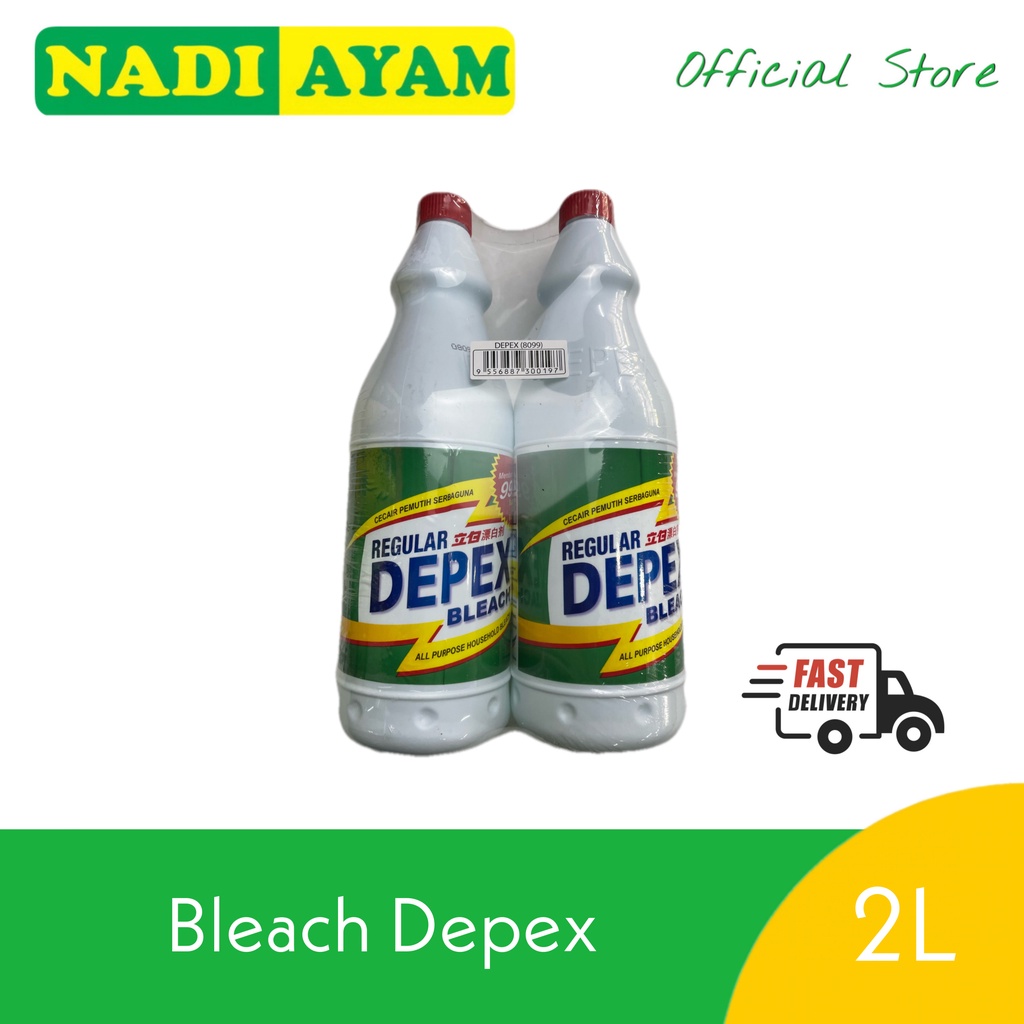 Bleach Depex Regular 2 Botol (2L) Shopee Malaysia