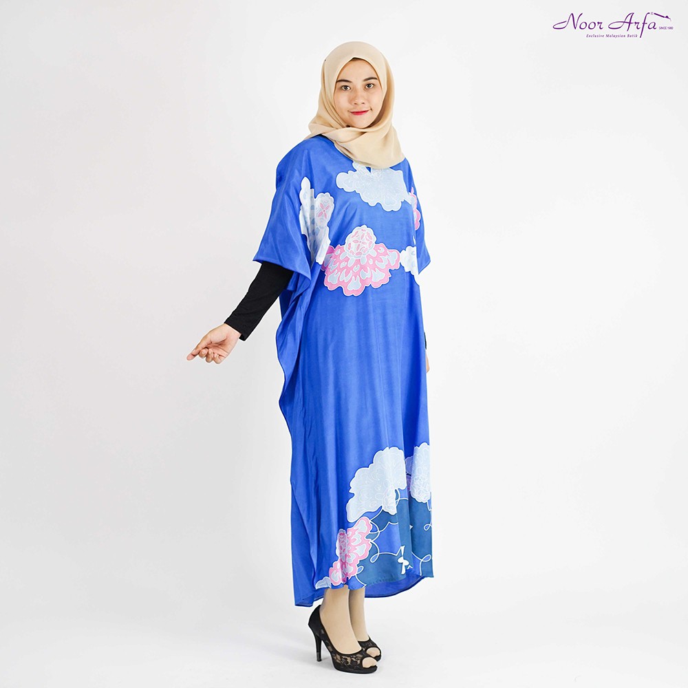 Kaftan Lukis Fuji Ramy Short Sleeve Confirm Cantik Ori Terengganu By