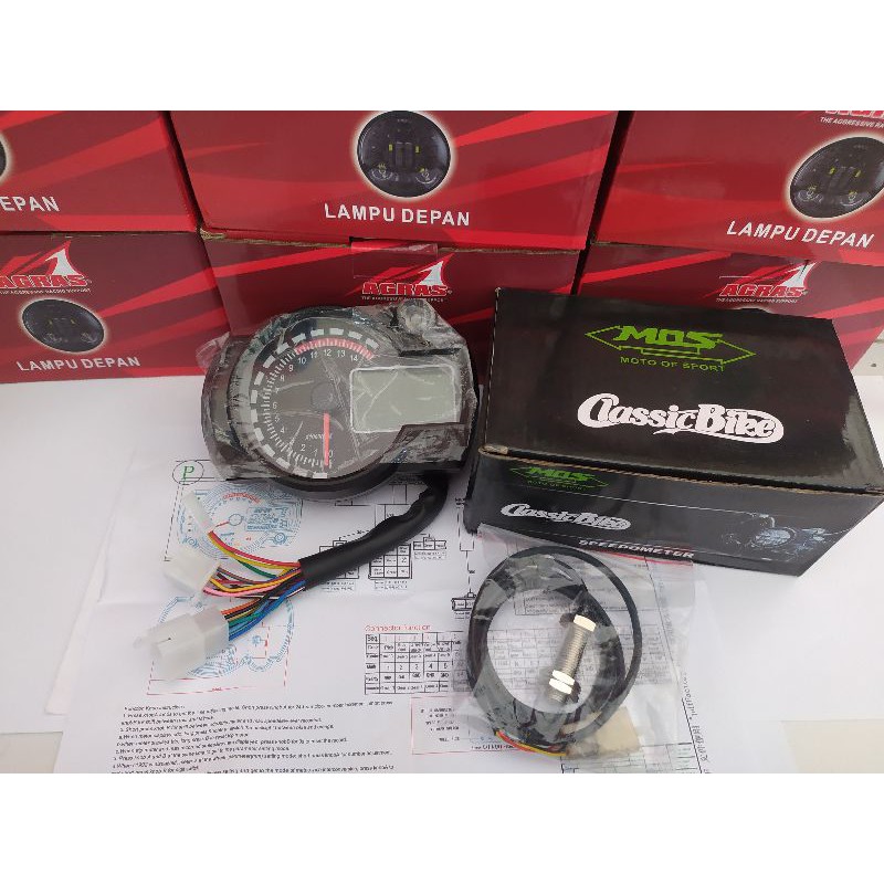 Universal Rx2n Rx2n Koso Replica Speedometer Spespeedometer Replica