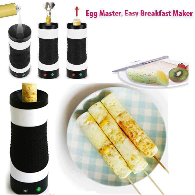 Eggmaster Vertical Egg Cooker Automatic Electrical Egg Maker Red