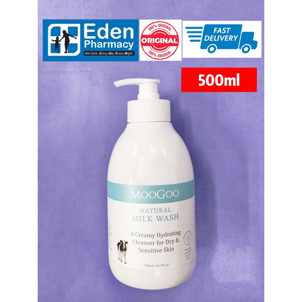 MooGoo Natural Milk Wash ( 500ml ) Shopee Malaysia