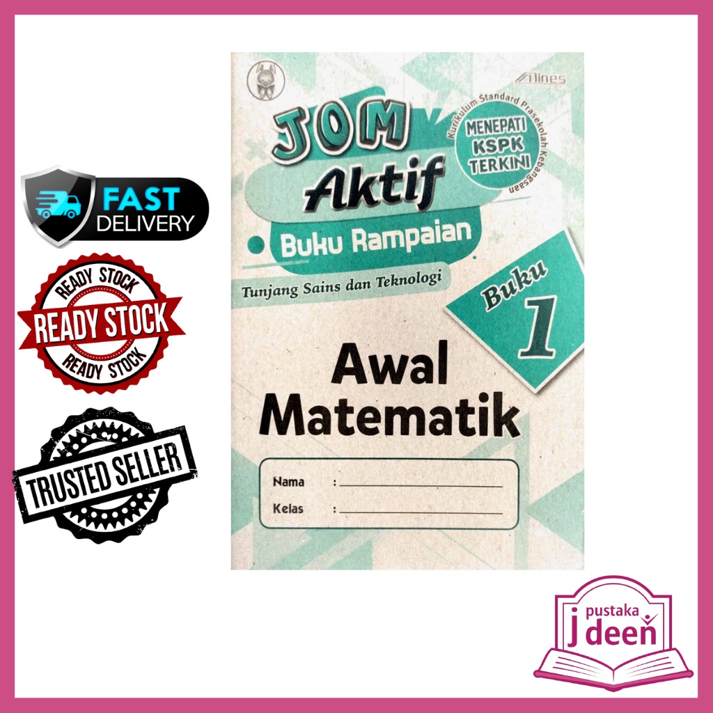 JDEEN BUKU LATIHAN PRASEKOLAH AWAL MATEMATIK (BUKU 1) JOM AKTIF ...