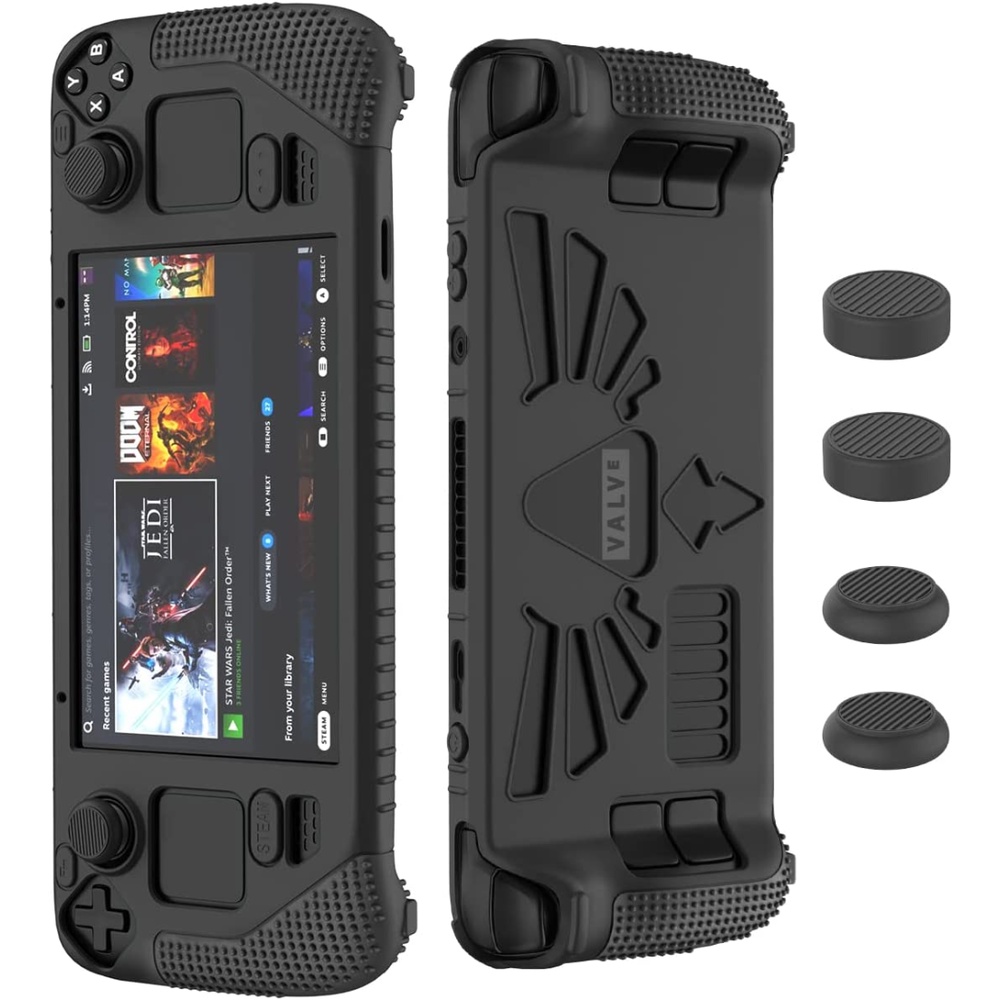For Steam Deck Standing Protective Case Full Protection Kit to Anti ...