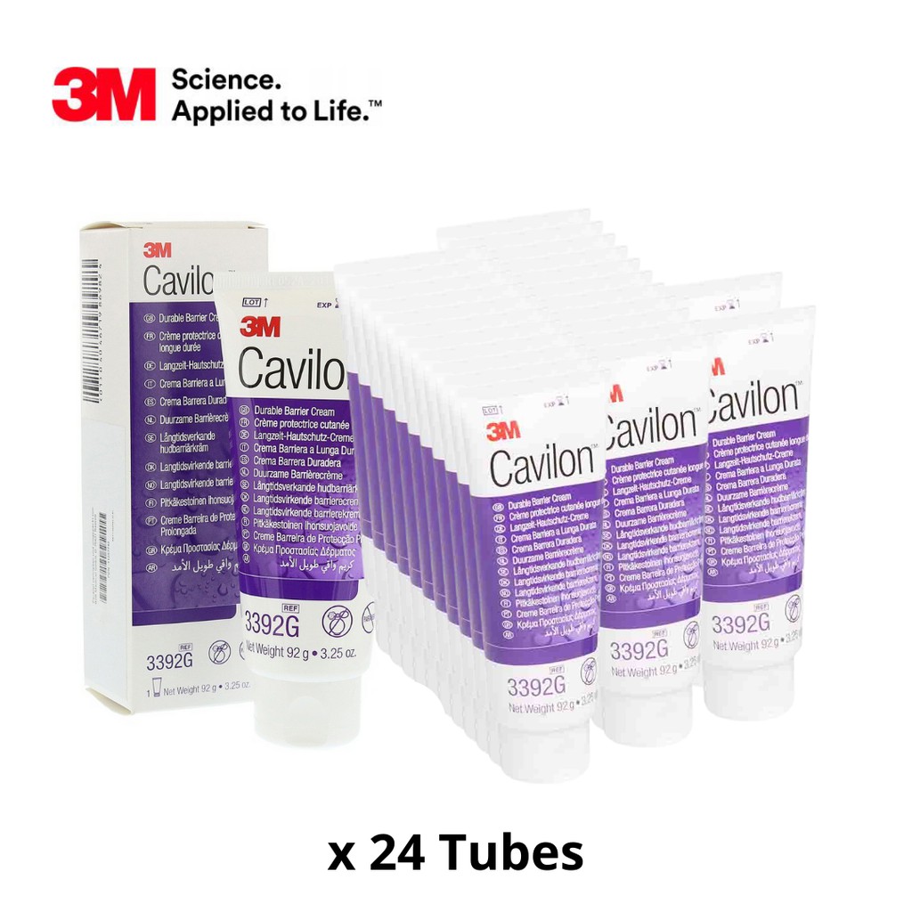3m Cavilon Durable Barrier Cream 92 Ml X 24 Tubes 3392g Shopee Malaysia