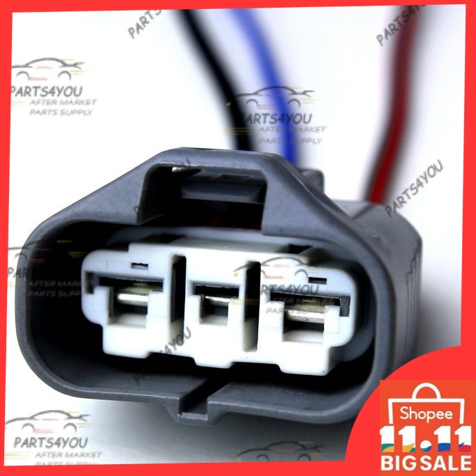 3 PIN CHERY EASTAR COOLING RADIATOR FAN MOTOR SOCKET CONNECTOR (FEMALE