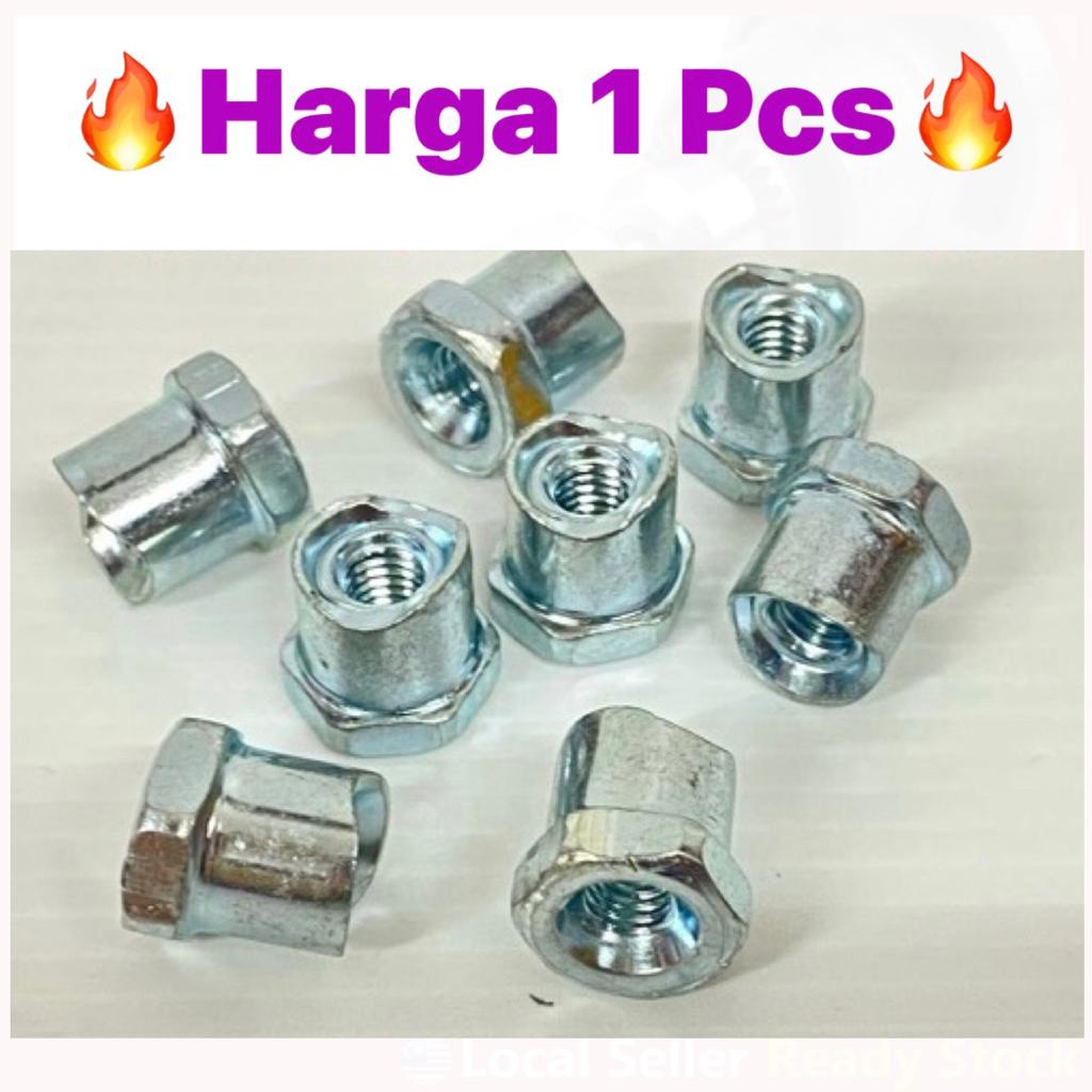 HONDA C70 BRAKE ROD NUT (ST) PNP EX5 DREAM GBO GBOJ WAVE100 WAVE DASH ...