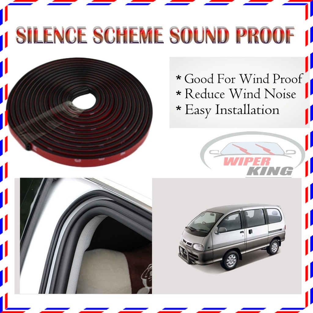Perodua Rusa SCHEME SILENCE Rubber Seal Strip B Shape Soundproof 4.3 ...