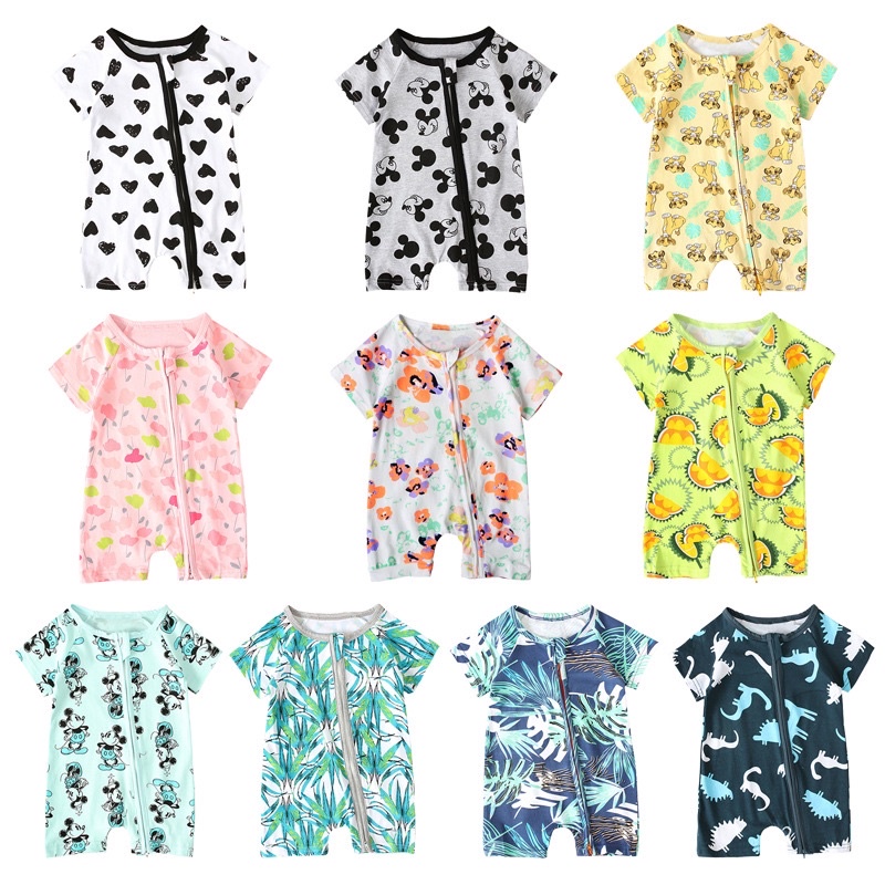 0-3 years romper ready stock baby romper sleep suit short rompers ...