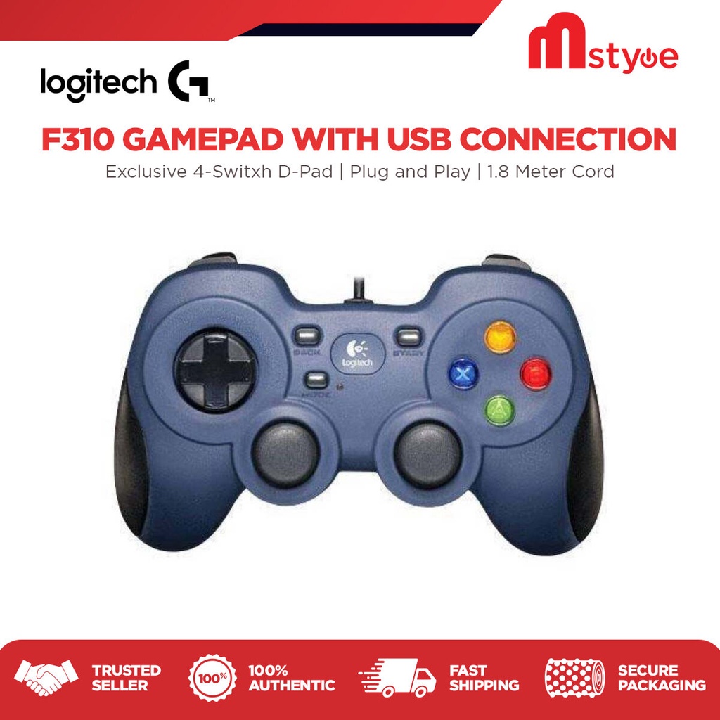 Logitech F310 Gamepad Controller with USB Connection, Exclusive 4 ...